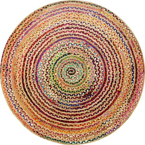 Vista 11 de COTTON CRAFT Alfombra de yute trenzada 100 % yute para puerta, alfombra pequeña tejida neutra reversible para entrada, cocina, sala de estar