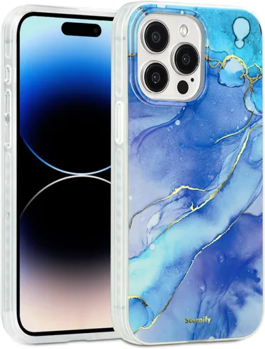 Vista 44 de SCORPIFY Funda para iPhone 15 Pro Max [Compatible con MagSafe] con Diseño de Estampado de Leopardo Guepardo Negro Mate, Linda Funda Magnética