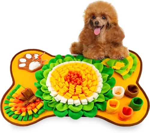 Vista 8 de Alfombrilla de olfateo para perros, alfombrilla de olfateo para mascotas para perros pequeños y medianos, alfombrilla de olfateo interactiva