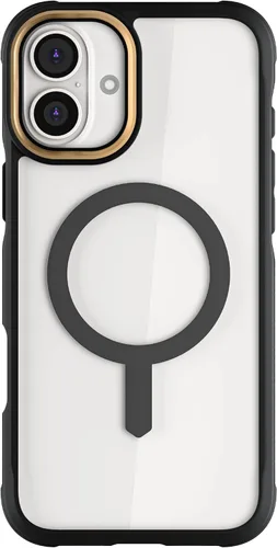 Vista 164 de Ghostek Covert Clear - Funda transparente para iPhone 15 Plus, silicona a prueba de golpes, compatible con accesorios Apple MagSafe, funda Negro