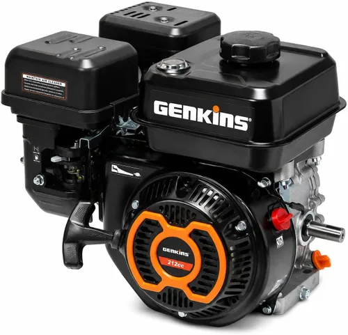Vista 7 de Genkins Motor multiusos a gas de arranque de retroceso de 15 HP 420cc, GK420..