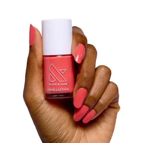 Vista 13 de Olive & June - Esmalte de uñas de larga duración, similar al gel, no necesita lámpara, dura hasta 10 días, brillo sin 15 ingredientes nocivos