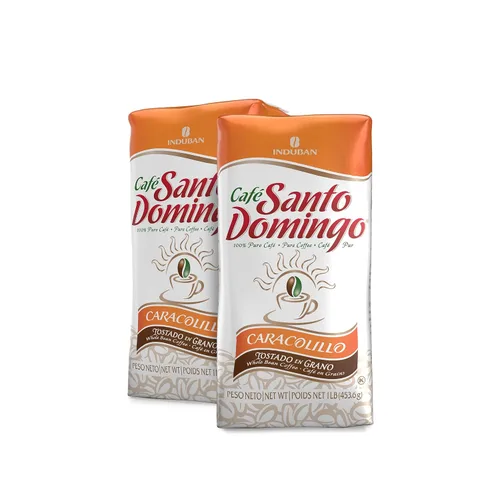 Vista 9 de Café Santo Domingo Caracolillo, bolsa de 16 onzas, café de grano entero Peaberry - Producto de la República Dominicana (paquete de 1)