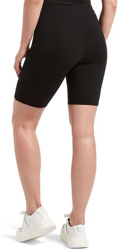 Vista 2 de HUE Pantalones cortos de ciclismo de algodón con cintura alta para mujer surtidos