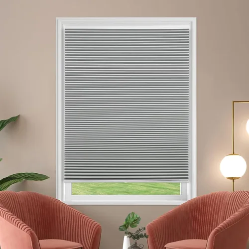 Vista 9 de MYshade Persianas y persianas celulares inalámbricas personalizadas, opacas para oscurecer la habitación, persianas de panal para ventanas