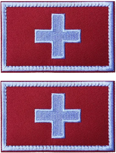 Vista 55 de 2 unidades AliPlus Parches de bandera de Afganistán bordados, parches tácticos militares de moral con gancho y bucle