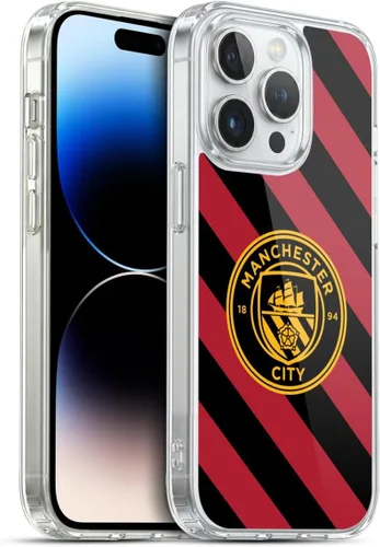 Vista 86 de Head Case Designs Funda de gel con licencia oficial del Manchester City Man City FC Away 2022/23 [protección de grado militar] compatible con Apple