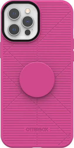 Vista 3 de OtterBox +Pop Reflex Series - Funda para iPhone 12 y iPhone 12 Pro (solamente) - Embalaje al por menor - Rosa