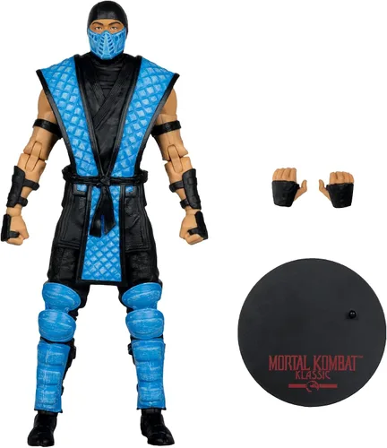 Vista 2 de McFarlane Toys - Figura de acción Mortal Kombat Klassic Sub-Zero de 7 pulgadas