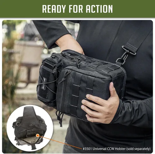 Vista 6 de Maxpedition Lunada Mochila bandolera para equipamiento.