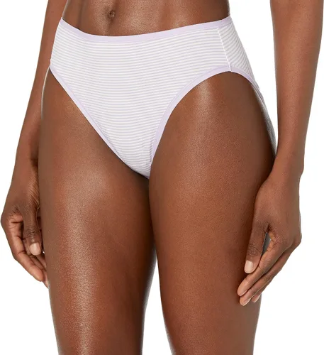 Vista 2 de Tienda Essentials - Ropa interior de algodón y de pierna alta para mujer (disponible en tallas extragrandes), paquete múltiple