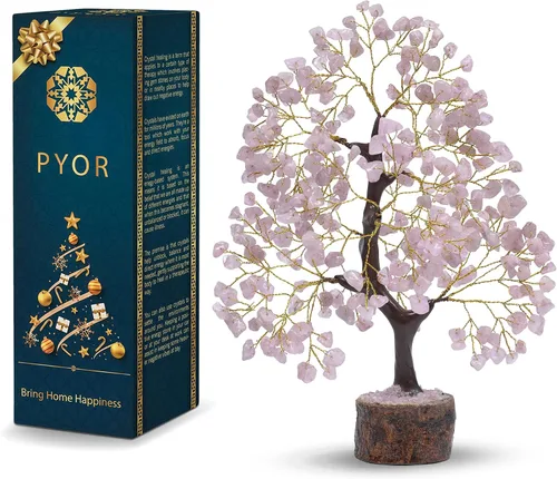 Vista 11 de PYOR Árbol de la vida de 7 chakras, cristales, regalos para mujeres, árbol de cristal, árbol del dinero, cristales y piedras curativas, regalos