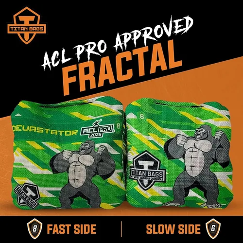 Vista 2 de Titan Bags Devastator - Bolsas de Cornhole de 6 x 6 pulgadas, aprobadas por ACL PRO, bolsas de Cornhole para torneos, versátiles y duraderas, bolsas