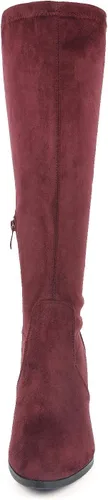Vista 3 de DREAM PAIRS - Botas altas de tacón grueso para mujer, largo por encima de la rodilla