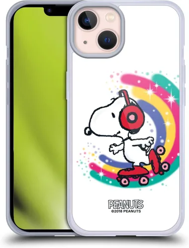 Vista 203 de Head Case Designs Funda de gel con licencia oficial de Peanuts Beach Surf Snoopy Boardwalk Airbrush [protección de grado militar] compatible