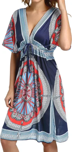 Vista 2 de CHERRY CAT Vestido de playa suelto casual para mujer