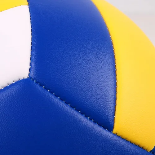 Vista 4 de Pelota de voleibol de tamaño oficial 5 para interiores y exteriores, para juego, gimnasio, entrenamiento, playa, juego ligero, suave, paquete de 3