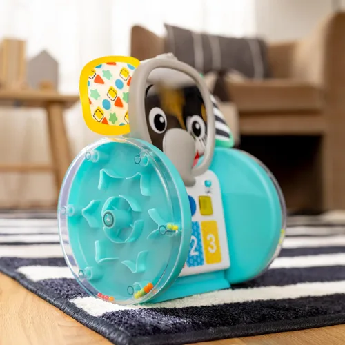 Vista 15 de Juguete de bebé para gatear Baby Einstein Chase & Tap Earl, con espejo y música, para bebés de 6 meses en adelante (Paquete de 4)