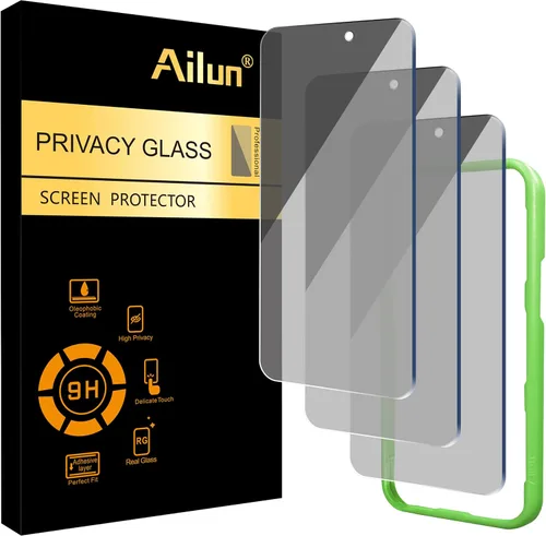 Vista 10 de Ailun - Protector de pantalla de privacidad para iPhone 11 Pro Max/iPhone XS Max [6,5 pulgadas], 2 unidades, antiespía, apto para usar con funda