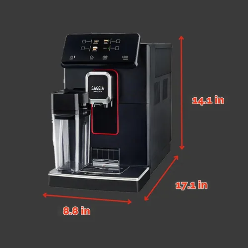 Vista 9 de Gaggia Magenta Prestige - Máquina de café expreso superautomática, color negro
