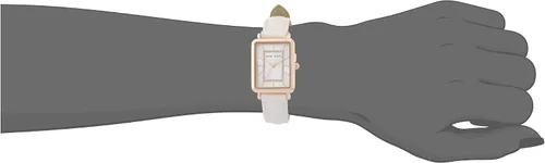 Vista 6 de Anne Klein AK3820 Reloj con correa de grano de cocodrilo acentuada con purpurina