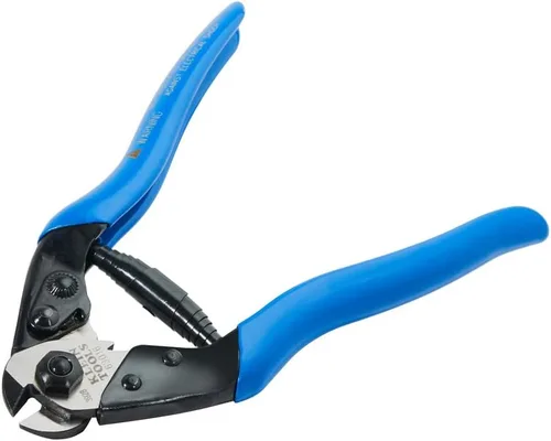 Vista 3 de Klein Tools 63016 Cortador de cables, tijeras de cable resistentes cortan ACSR, acero y la mayoría de cables endurecidos, con práctico bloqueo