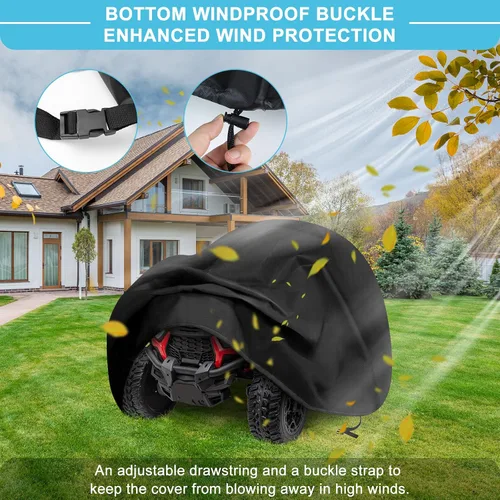 Vista 3 de Funda grande para coche de juguete tipo camión para niños, cubierta resistente impermeable 420D para ruedas de potencia, cubierta protectora