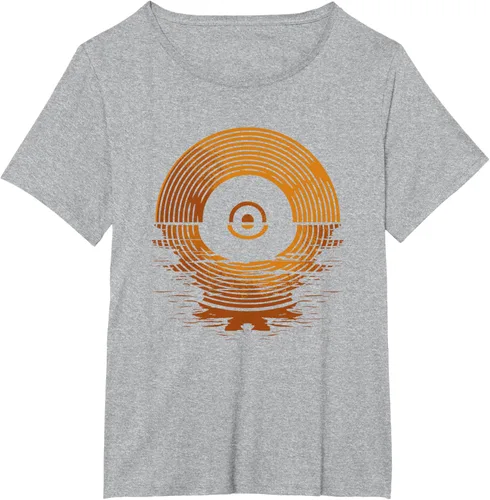 Vista 59 de Vinyl LP Records - Camiseta de vinilo Sunset Negro