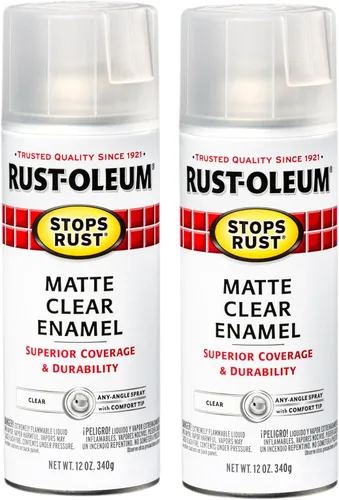 Vista 90 de Rust-Oleum 7776830 - Pintura en aerosol para prevención del óxido, 12 onzas, negro plano