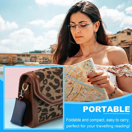 Vista 2 de Folding Reading Glasses Anti Blue Ray