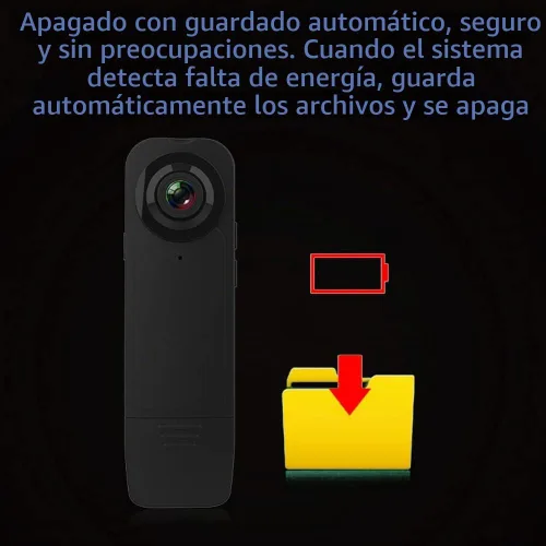Vista 5 de Docooler 1080P Mini cámara corporal con grabadora de video con clip