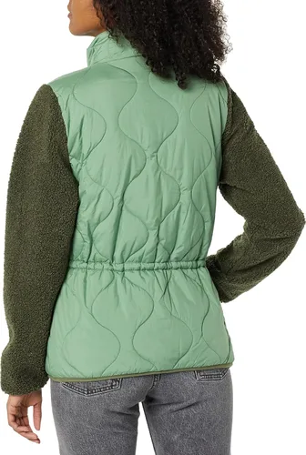 Vista 2 de Tienda Essentials Chaqueta de imitación de piel de oveja mixta para mujer