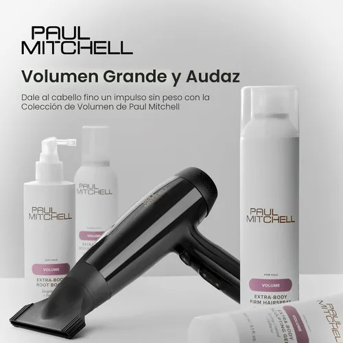 Vista 7 de Paul Mitchell Gel escultor extra corporal, añade plenitud + control de peinado, para cabello fino