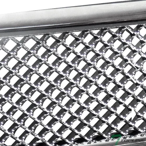 Vista 4 de 7422440752746 Compatible con 2000-2005 Cadillac Deville Rejilla de Parachoques Delantero de Malla Cromo