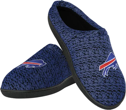 Vista 94 de FOCO NFL - Pantuflas para hombre con suela Cupsole tejidas en poliéster