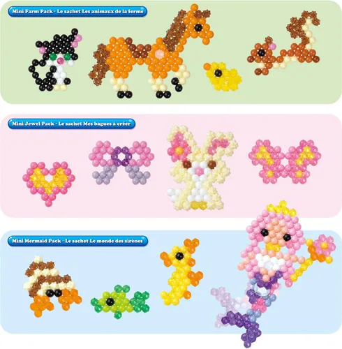 Vista 4 de Aquabeads Epoch D'Enfance - Perlas, 31771, multicolor