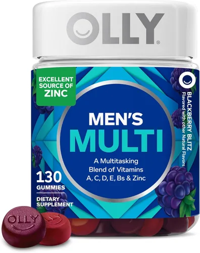 Vista 13 de Suplemento multivitamínico de gomitas Perfect Men de Olly, sabor a mora, 90