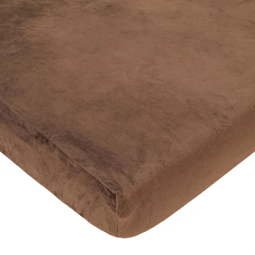 Vista 10 de American Baby Company Heavenly Soft - Sábana bajera ajustable de felpilla para cuna de 24 x 38 pulgadas, cálida y acogedora, color azul, para niños