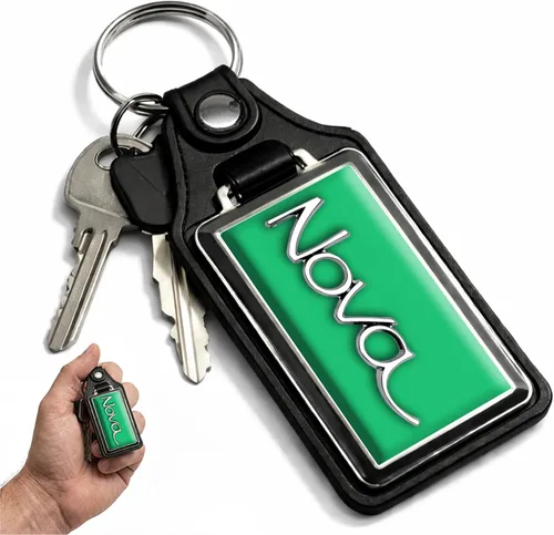 Vista 82 de Brotherhood Car Key Chain for Nova - Classic Models Keychain for Men and Blanco antiguo - Personalizado 1975