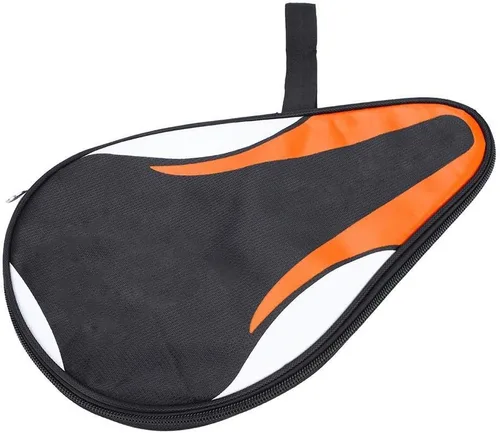 Vista 6 de Bolsa de paleta de tenis de mesa Oxford Bat Case Cubierta de raqueta de tenis de mesa (naranja), Naranja, Talla única