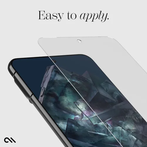 Vista 3 de Case-Mate Protector de pantalla para Google Pixel 8 Pro Ultra de 6.7 pulgadas, vidrio templado antiarañazos con protección contra roturas 5x, vidrio