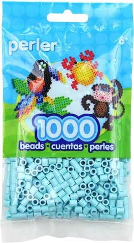 Vista 5 de Perler Cuentas fusibles para manualidades, 1000 unidades, marrón claro
