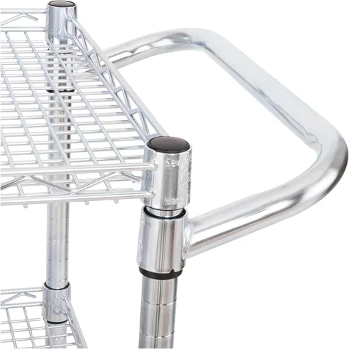 Vista 7 de Seville Classics carrito utilitario multifunción industrial, clasificado por NSF Acero