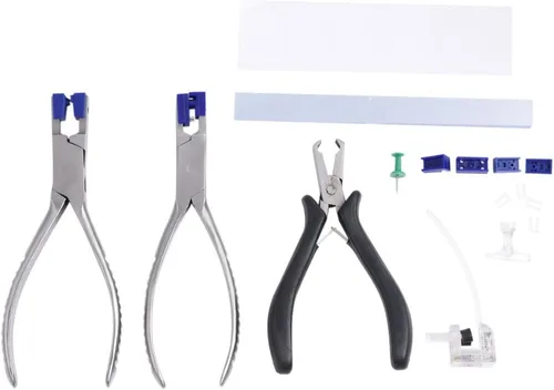 Vista 5 de Siluetas de marco de gafas sin montura Kit óptico de alicates herramienta de desmontaje de reparación de alicates