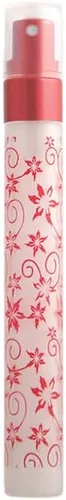 Vista 6 de Juego de 6 botellas de spray de perfume de vidrio de viaje vacías con estampado de flores mate de 0.3 fl oz