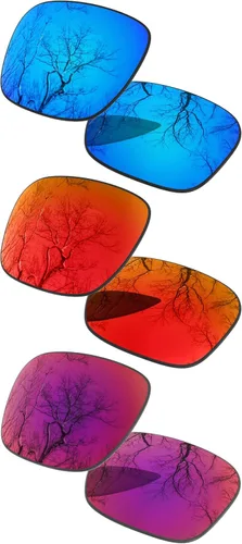 Vista 16 de ToughAsNails Set of 3 Polarized Replacement Lenses for Oakley Fuel Cell OO9096 Pack
