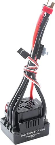 Vista 4 de GoolRC 120A sin escobillas ESC controlador de velocidad electrónico T Plug 5.8V 3A BEC para 1/8 RC coche