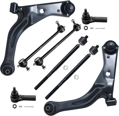 Vista 106 de Detroit Axle - Kit de suspensión frontal de 8 piezas para Chevy Silverado