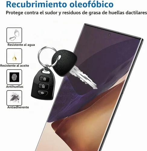 Vista 6 de AACL Protector de pantalla de vidrio templado para Samsung Galaxy Note 20 Ultra