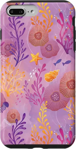 Vista 12 de Funda para iPhone 16 Disney The Little Mermaid Ariel Under the Sea Ambiance